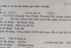Bán nhà Huỳnh Văn Chính – 4,6 tỷ, ngang 4,2m, hẻm thông... Bán nhà riêng tại Tân Phú, Hồ Chí Minh 01