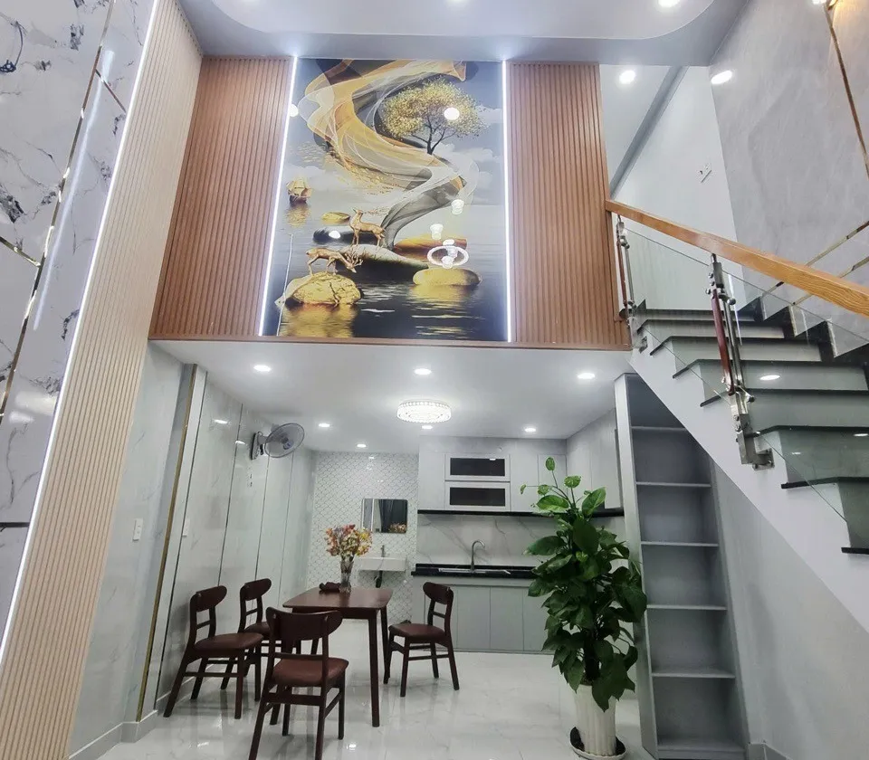 Cơ hội sở hữu nhà 2 tầng đẹp ngay tại phường Tân Thới Hiệp, giá cực tốt... Bán nhà riêng tại Tân Thới Hiệp, Hồ Chí Minh 01
