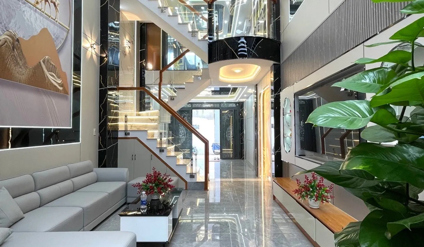 Bán nhà 5 tầng thiết kế hiện đại, 54m2, khu đồng bộ đường Tân Thới Nhất 4, Quận 12. Nhỉnh 7 tỷ... Bán nhà riêng tại Đông Hưng Thuận, Hồ Chí Minh 01
