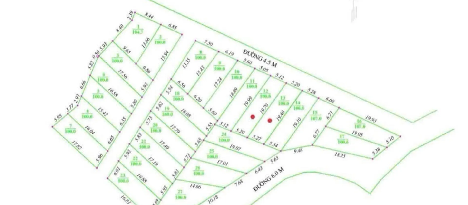 Bán đất thổ cư 100m² hướng Tây Bắc tại Đô Tân, Sóc Sơn, Hà Nội... Bán đất tại Trung Giã, Hà Nội 01