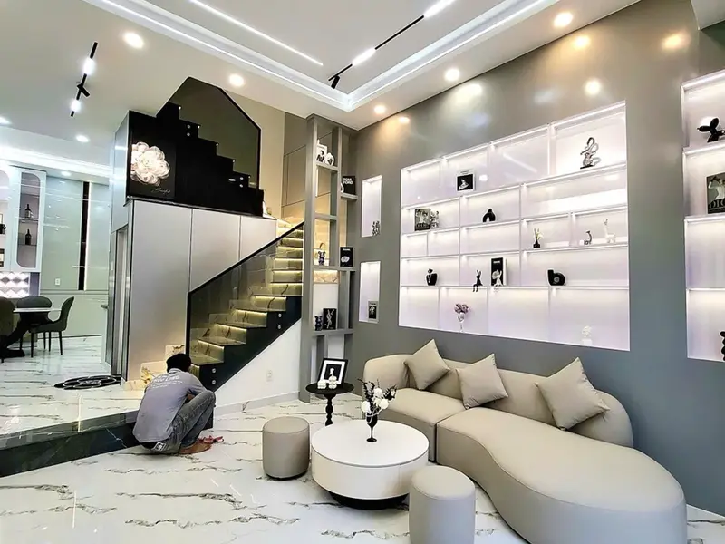 Bán nhà riêng 3 phòng ngủ tại thị trấn Nhà Bè, gần Quận 7, đường xe hơi 8m... Bán nhà riêng tại Nhà Bè, Hồ Chí Minh 01