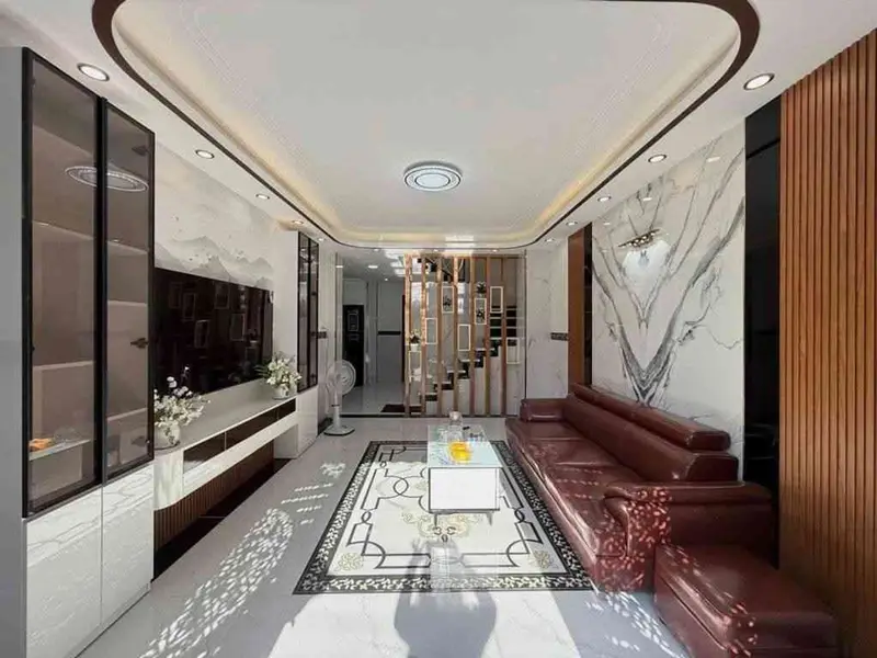 MẶT TIỀN TRƯỚC SAU XE HƠI - KHU ĐỒNG BỘ PHÂN LÔ - 5 TẦNG MỚI KENG FULL NỘI THẤT CAO CẤP!... Bán nhà mặt phố tại Hạnh Thông, Hồ Chí Minh 01