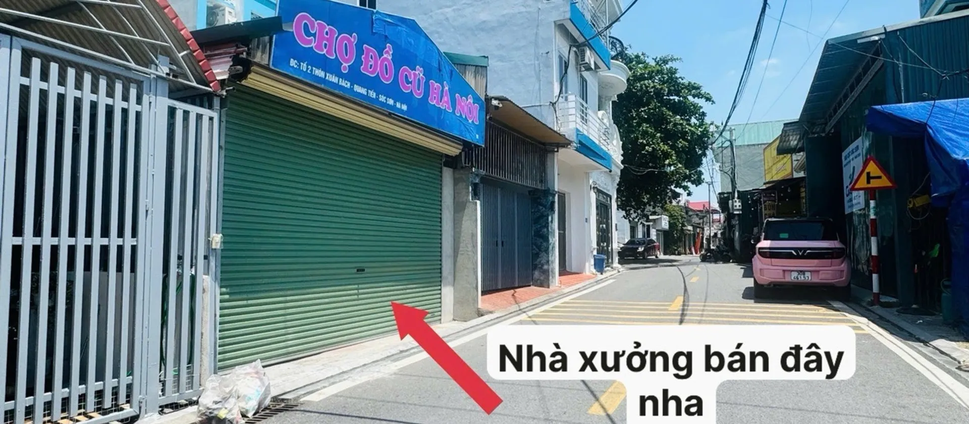 Kho xưởng mặt tiền Quang Tiến – Kinh doanh siêu lợi nhuận... Bán kho, nhà xưởng tại Nội Bài, Hà Nội 01