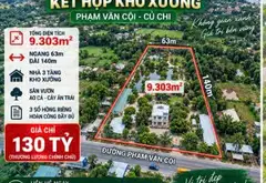 9.303M² NHÀ VƯỜN + KHO XƯỞNG – PHẠM VĂN CỘI, CỦ CHI – GIÁ 130 TỶ... Bán nhà mặt phố tại Phú Hòa Đông, Hồ Chí Minh 05