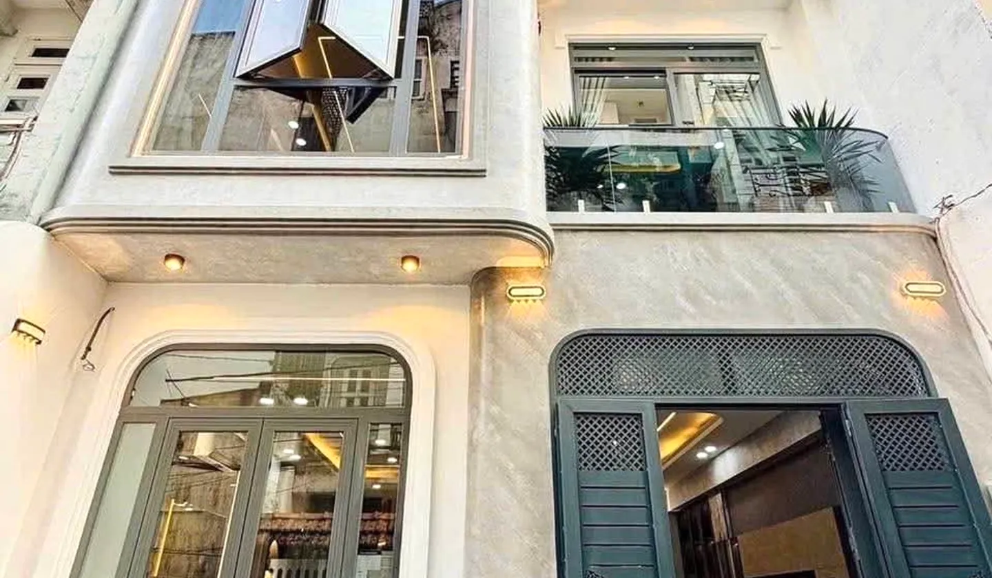 Bán nhà Gò Vấp, Nguyễn Tư Giãn, 4 tầng xây mới, hẻm 5m, DTSD 62m², 5PN, full nội thất, chỉ 8.6 tỷ.... Bán nhà riêng tại An Hội Tây, Hồ Chí Minh 01