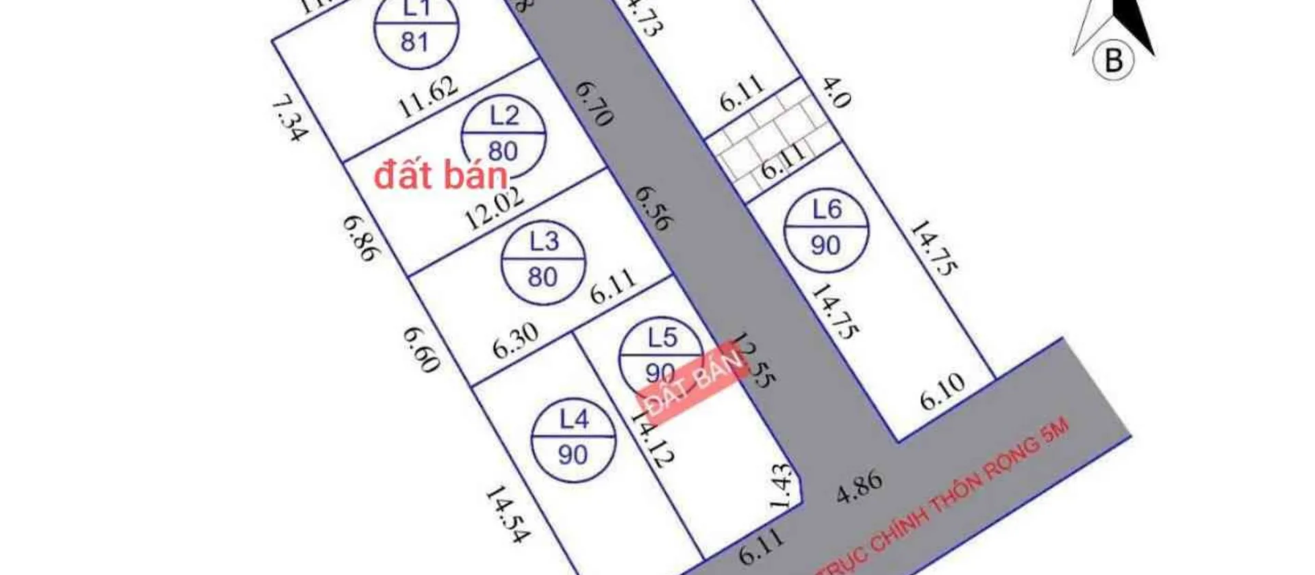 Bán đất 80m2 mặt tiền rộng tại Hiền Lương, Hiền Ninh gần sân bay Nội Bài... Bán đất tại Nội Bài, Hà Nội 01