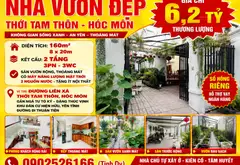🌿 MỘT GÓC NHÀ VƯỜN YÊN BÌNH GIỮA THỚI TAM THÔN... Bán nhà riêng tại Đông Thạnh, Hồ Chí Minh 01