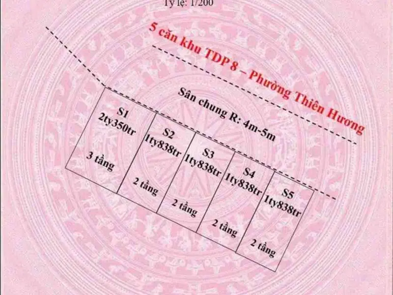 Siêu phẩm nhà riêng 3 tầng có sân cổng rộng rãi tại phường Thiên Hương... Bán nhà riêng tại Thiên Hương, Hải Phòng 01