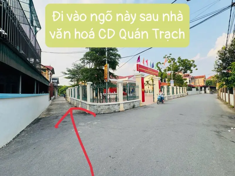NGÕ RỘNG THOÁNG OTO VÀO NHÀ - SAU NHÀ VĂN HOÁ THÔN - 40M RA MẶT... Bán đất tại Văn Giang, Hưng Yên 01