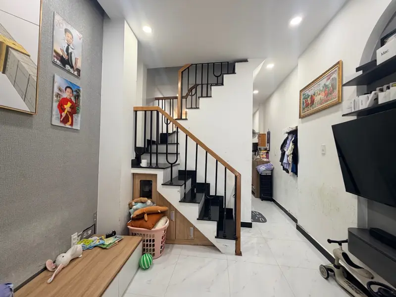 H35:🚘NHÀ PHAN VĂN TRỊ, P.11, BÌNH THẠNH – HẺM XE TẢI, Gần Mặt Tiền DT sàn 48.9m2 1 trệt 1 lầu BTCT... Bán nhà riêng tại Bình Lợi Trung, Hồ Chí Minh 01
