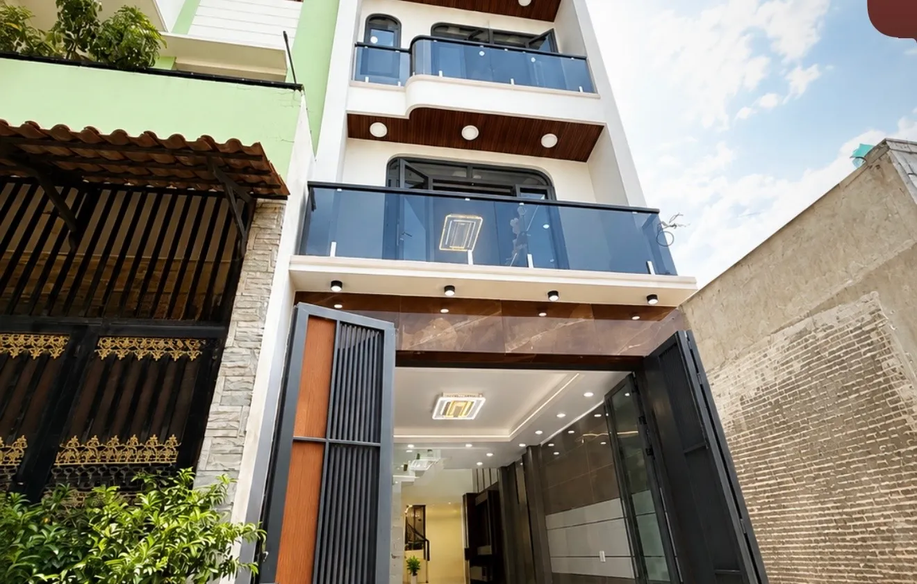 Nhà phố 5 tầng hiện đại, để xe hơi thoải mái, giá tốt quận Tân Phú... Bán nhà riêng tại Bình Hưng Hòa, Hồ Chí Minh 01