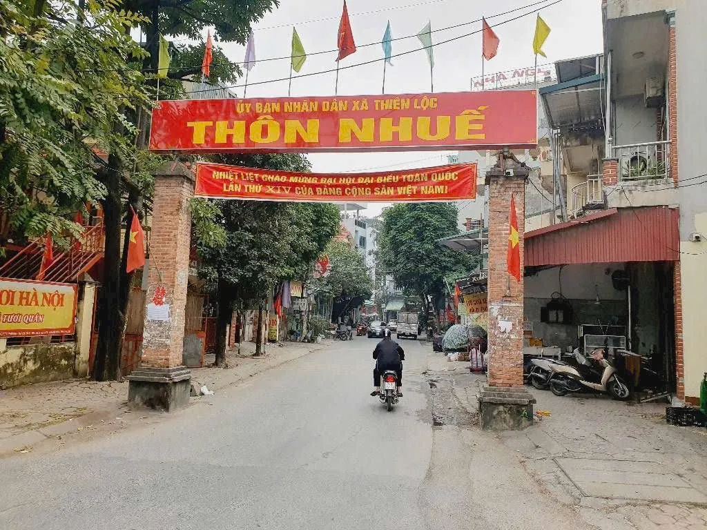 Nhuế kim chung đông anh 243m2 full thổ cư-kinh doanh đỉnh đường 3 xe tránh nhau sổ chính chủ... Bán đất tại Thiên Lộc, Hà Nội 01
