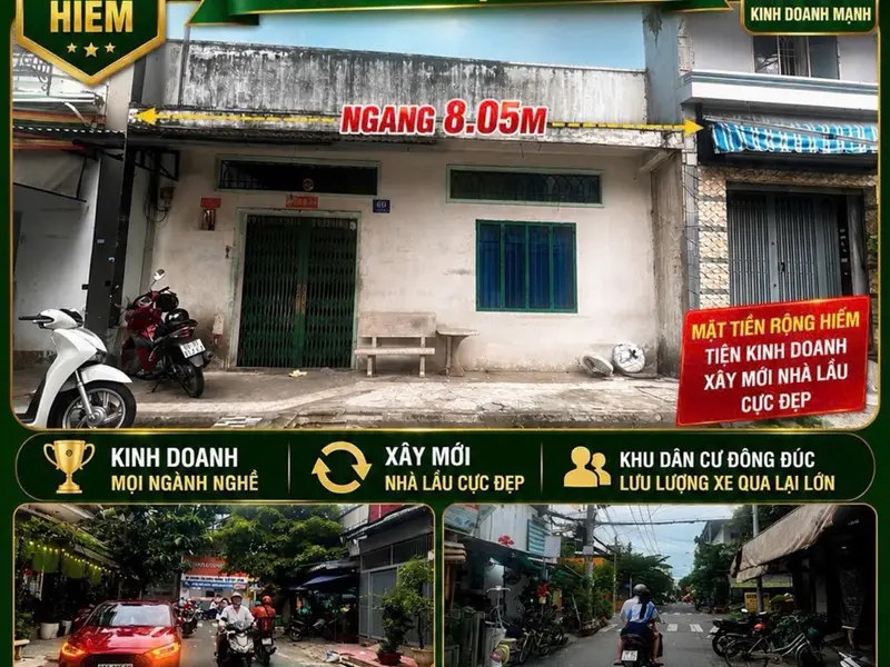 Nhà mặt phố rộng rãi, giá hời tại trung tâm Tân Phú... Bán nhà mặt phố tại Phú Thạnh, Hồ Chí Minh 01