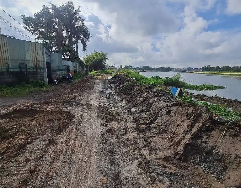 Bán đất mặt tiền đường bờ sông tại Phường An Phú Đông, Hồ Chí Minh, diện tích 89 m2... Bán đất tại An Phú Đông, Hồ Chí Minh 01