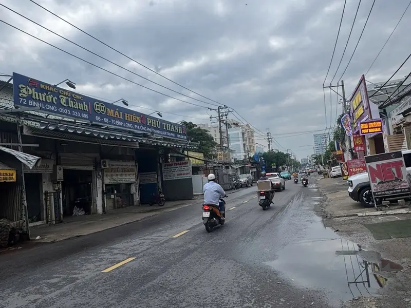 Bán nhà mặt phố Bình Long, 52.3m2, mặt tiền 4.2m, pháp lý cơ sở, giá 10 tỷ... Bán nhà mặt phố tại Phú Thạnh, Hồ Chí Minh 01
