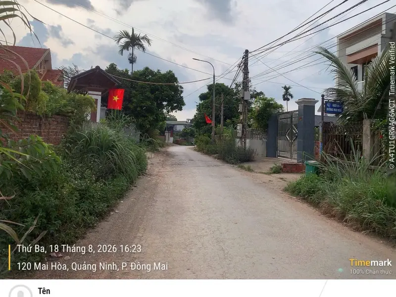 🔥 BÁN ĐẤT ĐÔNG MAI – QUẢNG NINH | 141,2M² | MẶT TIỀN 5M | GIÁ 2,5 TỶ 🔥... Bán đất tại Đông Mai, Quảng Ninh 01