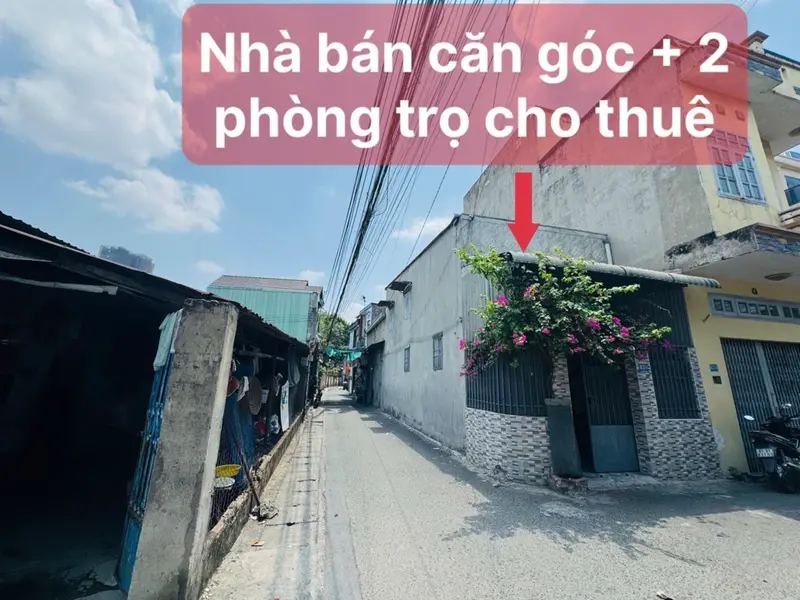 Nhà cấp 4 gác xép, 4 phòng ngủ, 2 mặt tiền tại Ngô Gia Tự... Bán nhà riêng tại Dĩ An, Hồ Chí Minh 01