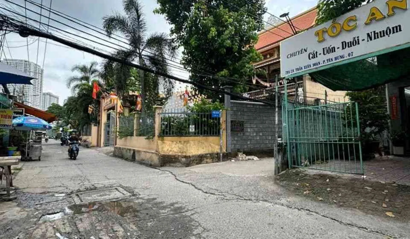 BÁN NHÀ TRẦN XUÂN SOẠN NGAY KHU KIỀU ĐÀM, GẦN CẦU KÊNH TẺ, KHÔNG QUY HOẠCH, LỘ GIỚI,34M2, GIÁ 3TY1... Bán nhà riêng tại Tân Hưng, Hồ Chí Minh 01