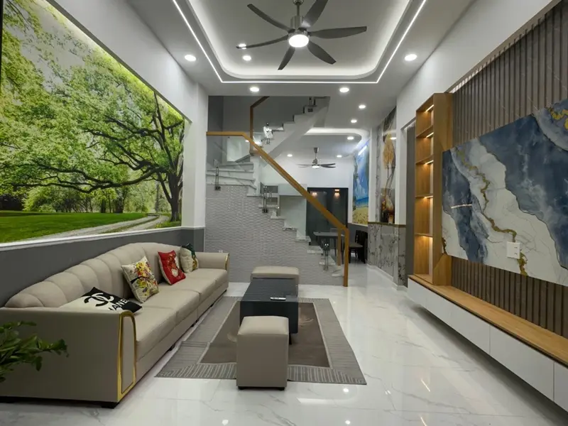 Nhà 2 tầng cực đẹp, 3 phòng ngủ tại Thới An, sẵn sàng vào ở ngay... Bán nhà riêng tại Thới An, Hồ Chí Minh 01