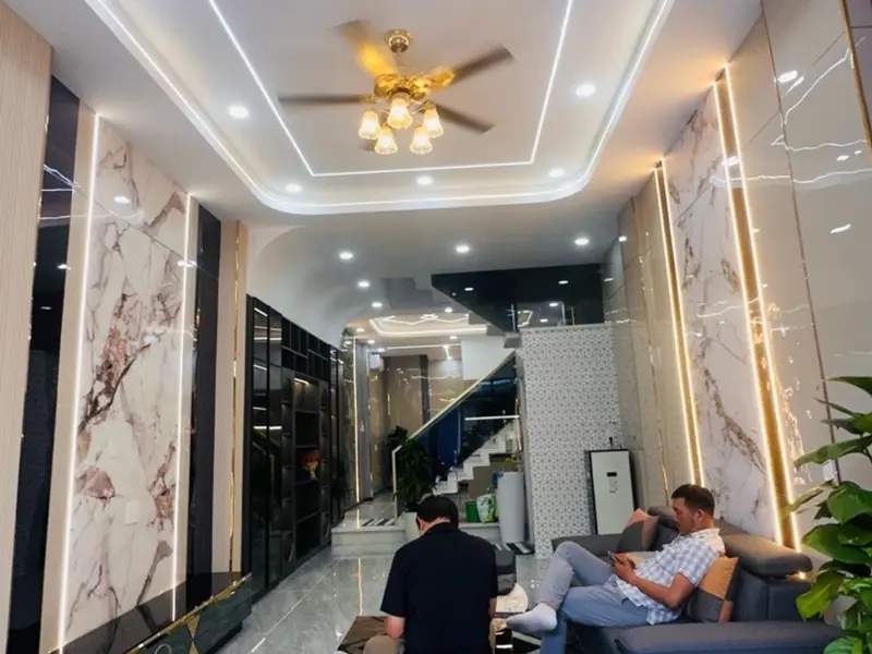 Nhà 4 tầng mới cực xinh, tặng nội thất sang chảnh... Bán nhà riêng tại An Hội Tây, Hồ Chí Minh 01