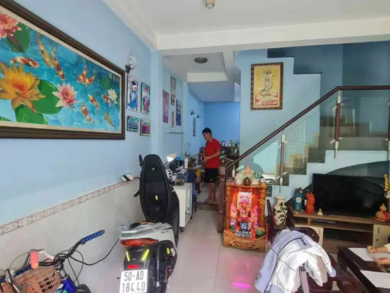 Nhà 4 tầng 5PN tại Nơ Trang Long giá 6,6 tỷ, hẻm rộng ô tô vào dễ... Bán nhà riêng tại Bình Lợi Trung, Hồ Chí Minh 01
