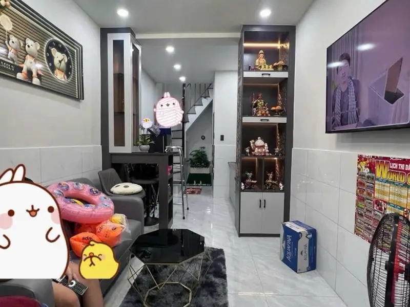 Cơ hội sở hữu nhà mới 3 tầng NHỈNH 4 TỶ ngay Phường Hòa Bình... Bán nhà riêng tại Hòa Bình, Hồ Chí Minh 01