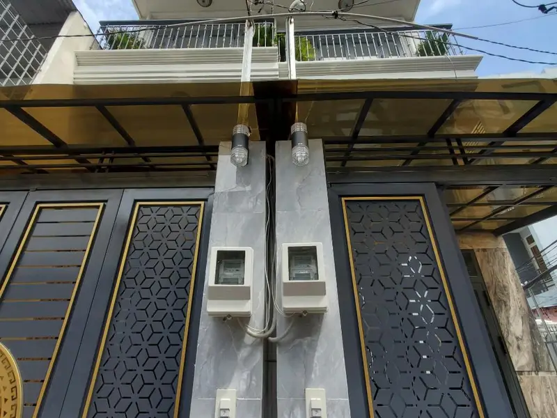 Nhà 4 tầng lô góc hẻm gần đại lộ Quang Trung, diện tích 45.4m²... Bán nhà riêng tại Thông Tây Hội, Hồ Chí Minh 01