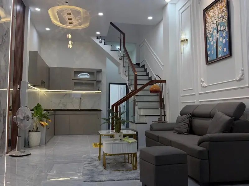 Bán nhà riêng 2 tầng, 3 phòng ngủ tại phường gần Aeon, giá ưu đãi... Bán nhà riêng tại Bình Hưng Hòa, Hồ Chí Minh 01