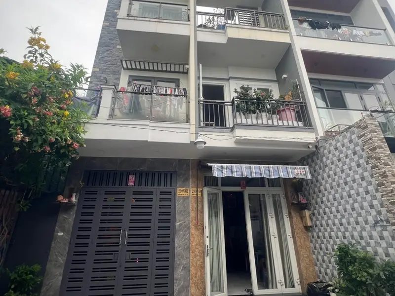 Nhà 4 tầng mới toanh Dương Bá Trạc, hẻm xe hơi, nhỉnh 8t.ỷ... Bán nhà riêng tại Chánh Hưng, Hồ Chí Minh 01