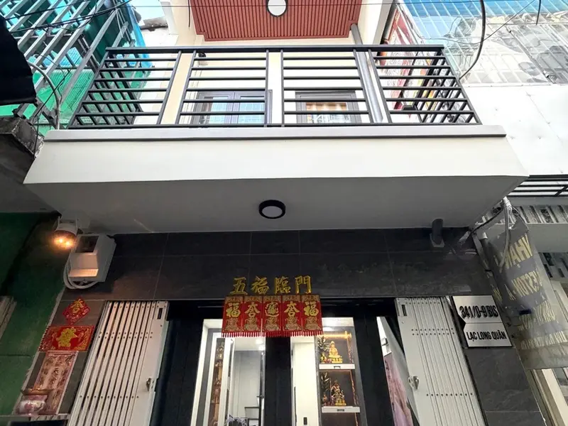 QUẬN 11 - LẠC LONG QUÂN NHÀ MỚI ĐẸP Ở NGAY 3 TẦNG 2PN - HẺM ÔTÔ THÔNG - NHỈNH 4TỶ... Bán nhà riêng tại Hòa Bình, Hồ Chí Minh 01