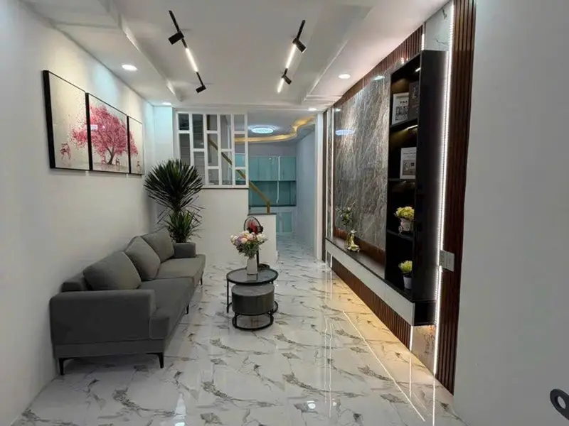 Nhà 3 tầng 3 phòng ngủ gần công viên tại Lê Văn Thọ, tiện ích đầy đủ... Bán nhà riêng tại An Hội Đông, Hồ Chí Minh 01