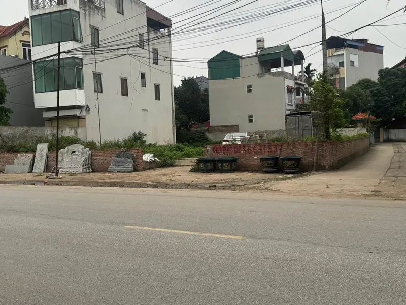 Bán đất lô góc mặt quốc lộ 23, diện tích 742.9 m2, pháp lý cơ sở, phù hợp kinh doanh... Bán đất tại Tiến Thắng, Hà Nội 01
