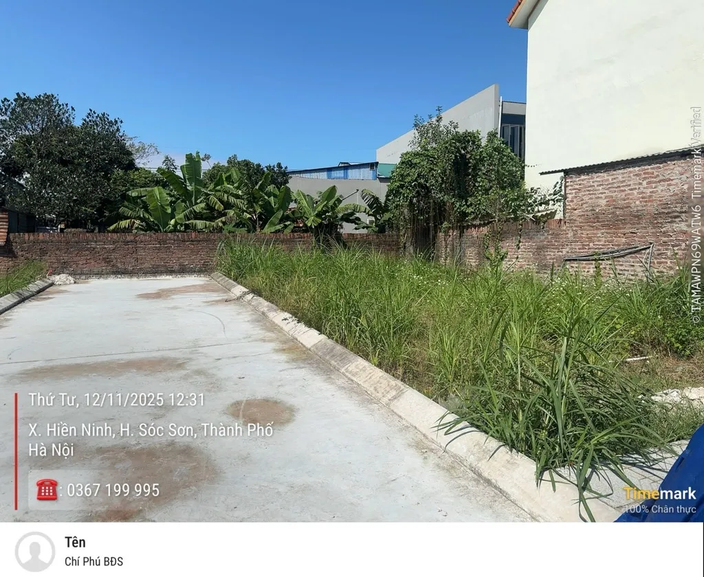 Bán nhanh 88m² đất thổ cư tại Trại Mít - thôn Hiền Lương - xã Nội Bài. Ô tô đỗ cửa - giá tốt.... Bán đất tại Nội Bài, Hà Nội 01