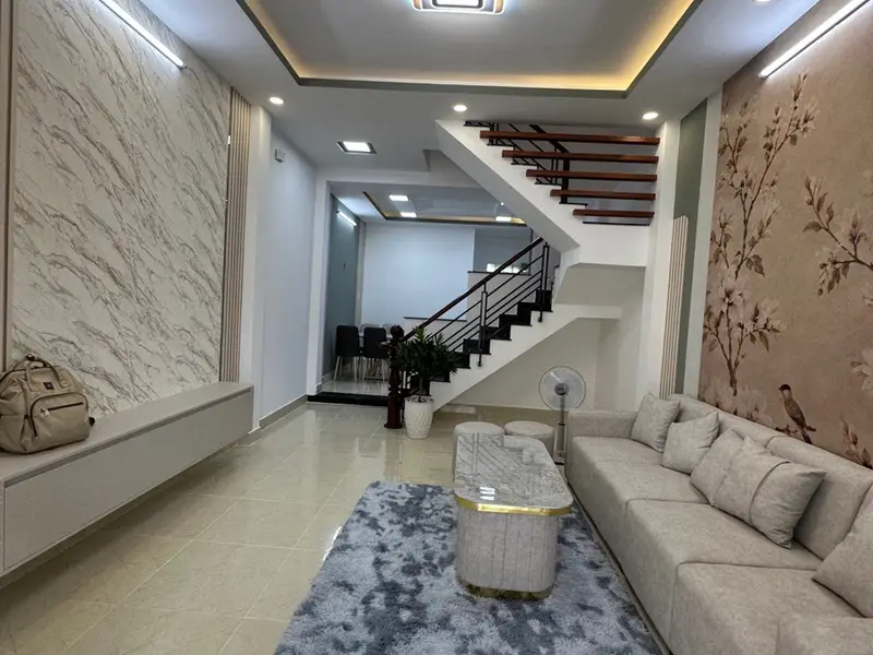 Nhà 3 tầng FULL NỘI THẤT đường THẠNH LỘC 19 phường Thạnh Lộc Q12 50m² (4,2x12m) Hẻm 7m 💰 4,85 Tỷ... Bán nhà riêng tại An Phú Đông, Hồ Chí Minh 01