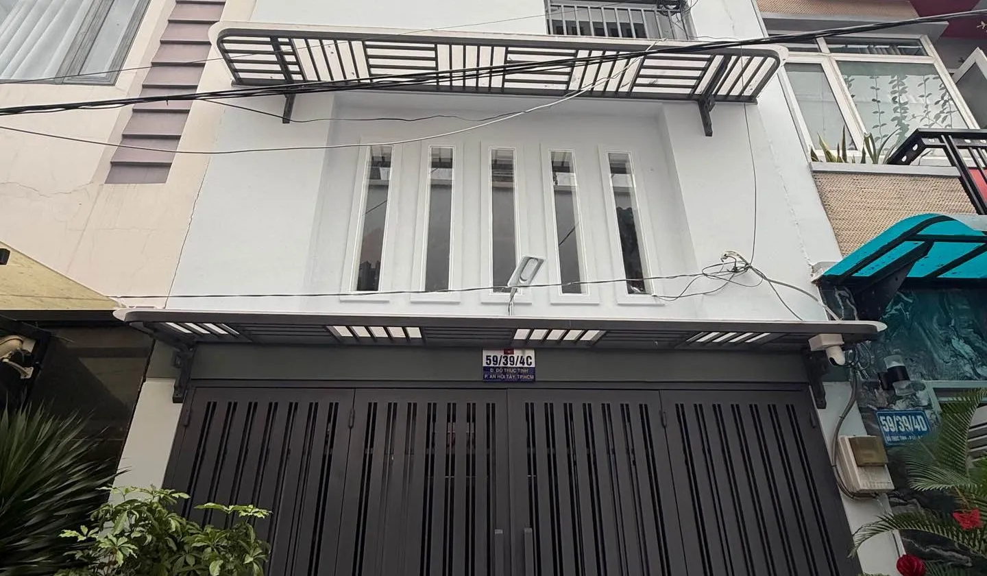 Bán nhà Hẻm 4M, 4 tầng 4 phòng ngủ, Đỗ Thúc Tịnh, Vào Ở Ngay... Bán nhà riêng tại An Hội Tây, Hồ Chí Minh 01