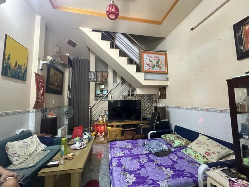 NHÀ ĐẸP KHU DỰ ÁN ĐƯỜNG PHẠM THỊ GIÂY – ĐƯỜNG NHỰA 6M – GIÁ 2.45 TỶ BL... Bán nhà riêng tại Đông Thạnh, Hồ Chí Minh 01