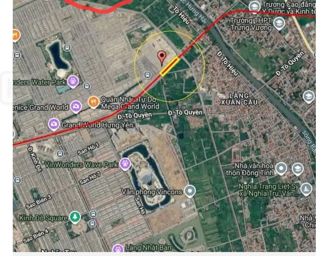 Bán đất trục chính Đại Tài Nghĩa Trụ 100m2 - 300m2 sát ga Metro, Vin 3, giá 65tr/m2... Bán đất tại Nghĩa Trụ, Hưng Yên 01