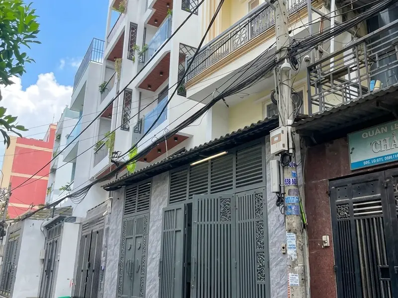 BÁN NHÀ GIÁ TỐT 100M² (4.5Xx 19) - 4 LẦU - HẺM NHỰA XE HƠI TRÁNH – SÁT MẶT TIỀN NGUYỄN ẢNH THỦ... Bán nhà riêng tại Trung Mỹ Tây, Hồ Chí Minh 01