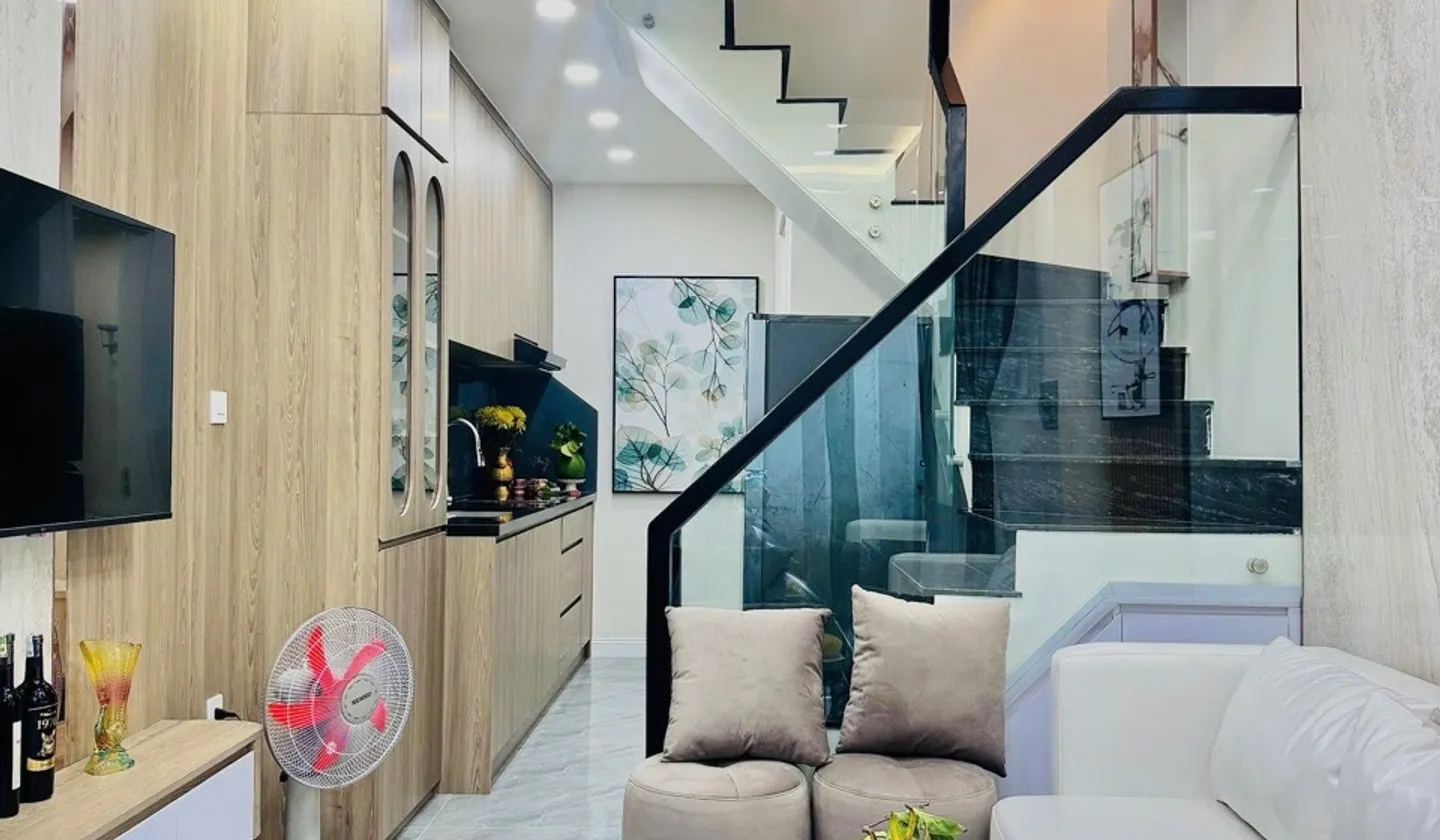 Bán nhà mới 3Phòng ngủ - gần học viện Cán bộ sát mặt tiền chỉ 4ty95... Bán nhà riêng tại Bình Thạnh, Hồ Chí Minh 01
