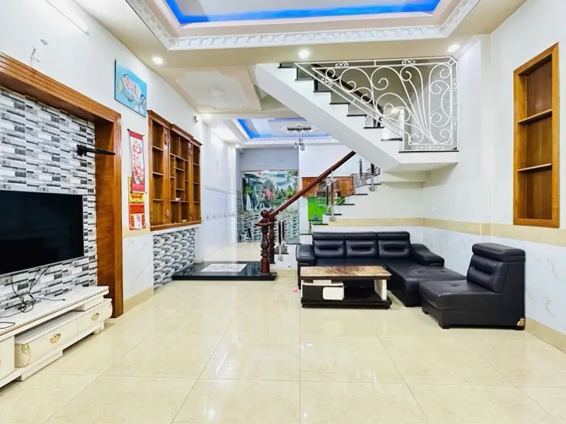 HẺM VIP 8M - KHU NHÀ LẦU CAO CẤP TRẦN THỊ NĂM - NGAY TRƯỜNG TRẦN QUANG KHẢI - 87M² - 4 TẦNG - NGANG... Bán nhà riêng tại Trung Mỹ Tây, Hồ Chí Minh 01