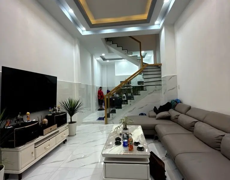 Bán nhà riêng 4 tầng tại Huỳnh Tấn Phát, Nhà Bè, diện tích 54.2m², giá 5.19 tỷ... Bán nhà riêng tại Nhà Bè, Hồ Chí Minh 01