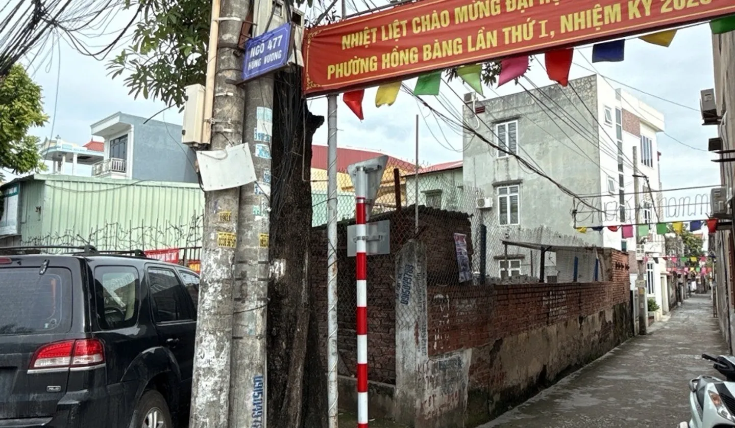 Bán đất mặt đường Hùng Vương, xã Sở Dầu, huyện Hồng Bàng, lô góc mặt đường và ngõ lớn... Bán đất tại Hồng Bàng, Hải Phòng 01