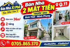 Bán Nhà 2 Mặt Tiền trước sau Q.11 - Bình Thới - Minh Phụng - 36m2 - 2 tầng - nhà cũ tiện cải tạo -... Bán nhà mặt phố tại Bình Thới, Hồ Chí Minh 03