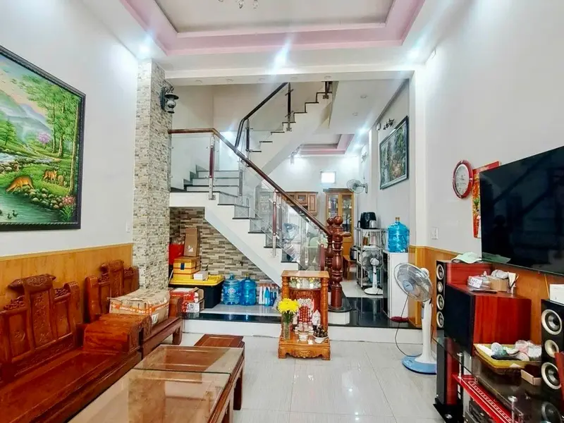 Nhà 4 tầng diện tích 52m2 tại Bình Tân - thiết kế hợp lý, hẻm rộng thuận tiện... Bán nhà riêng tại Bình Trị Đông, Hồ Chí Minh 01