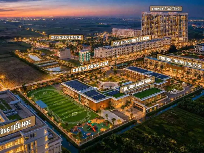 Bán Shophouse 5 tầng tại Việt Đoàn, khu đô thị AMDI Green City, Bắc Ninh... Bán Shophouse tại Liên Bão, Bắc Ninh 01