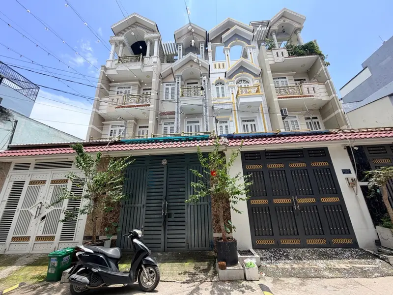 Nhà riêng 4 tầng mới xây tại Tân Hòa Đông, tiện nghi đầy đủ, hẻm ô tô rộng... Bán nhà riêng tại Bình Trị Đông, Hồ Chí Minh 01