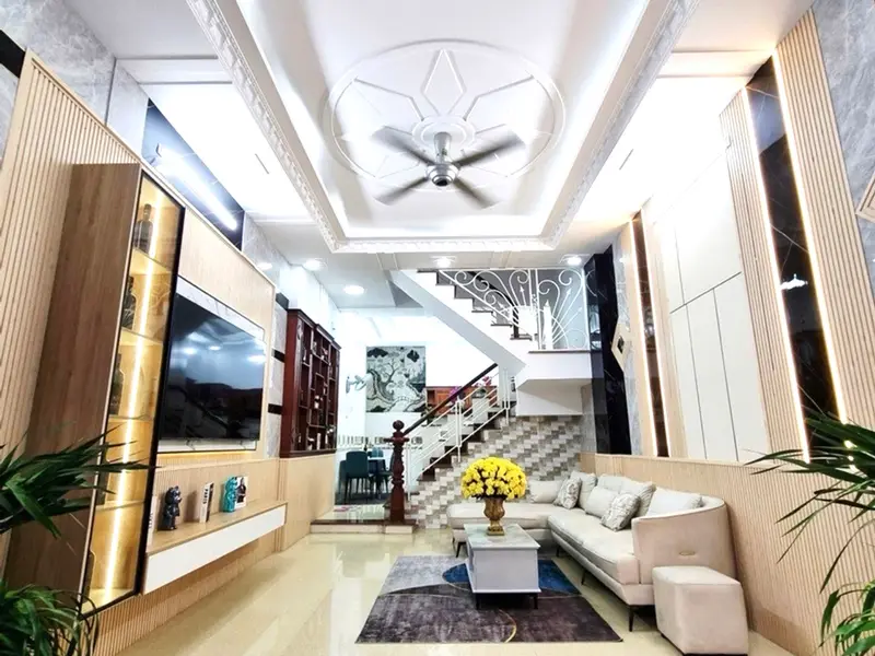 BÁN NHÀ TÂN THỚI HIỆP Q12 – HẺM VIP XE HƠI TRÁNH – 50M² – 4 TẦNG – FULL NỘI THẤT – NHỈNH 5 TỶ... Bán nhà riêng tại Tân Thới Hiệp, Hồ Chí Minh 01