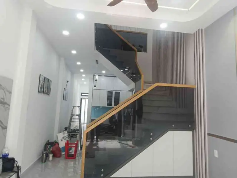 Nhà 2 tầng mới full nội thất gần chợ UBND Xuân Thới Thượng... Bán nhà riêng tại Bà Điểm, Hồ Chí Minh 01