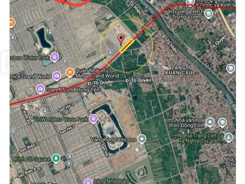 Bán đất trục chính Đại Tài Nghĩa Trụ 100m2 - 300m2 sát ga Metro, Vin 3, giá 65tr/m2... Bán đất tại Nghĩa Trụ, Hưng Yên 01