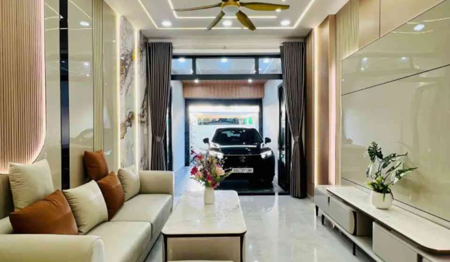 🔥MẶT TIỀN ĐS4 LÊ VĂN THỌ, P.THÔNG TÂY HỘI, GÒ VẤP. DT 3,6❌️17M, 4TẦNG MỚI, FULL NỘI THẤT CHỈ 8,5 T... Bán nhà mặt phố tại Thông Tây Hội, Hồ Chí Minh 01